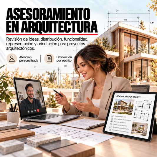 CONSULTA DE ASESORAMIENTO PERSONALIZADO EN ARQUITECTURA