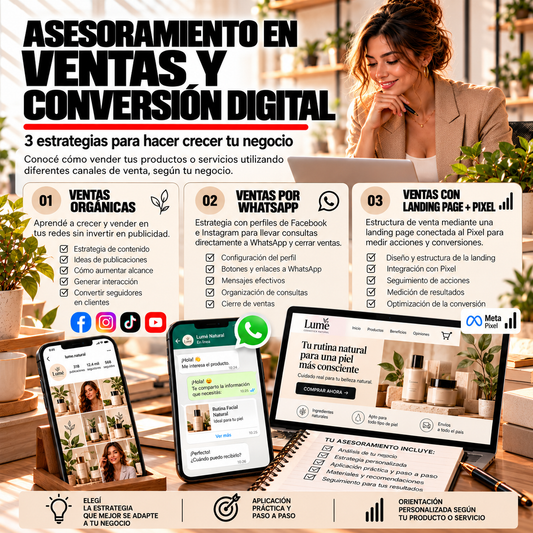 ASESORAMIENTO EN VENTAS Y CONVERSIÓN DIGITAL